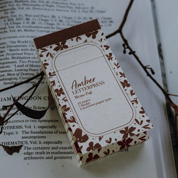 Meow Illustration Amber notepad
