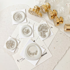 Rabbitoffee Sakura wax seal ( come with glass handle)