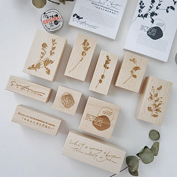 Sissi “ song to leaf ” rubber stamps