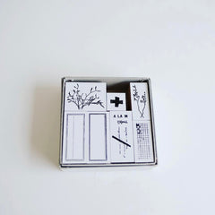 YOHAKU Vol. 5 Rubber Stamp Set (set of 7)