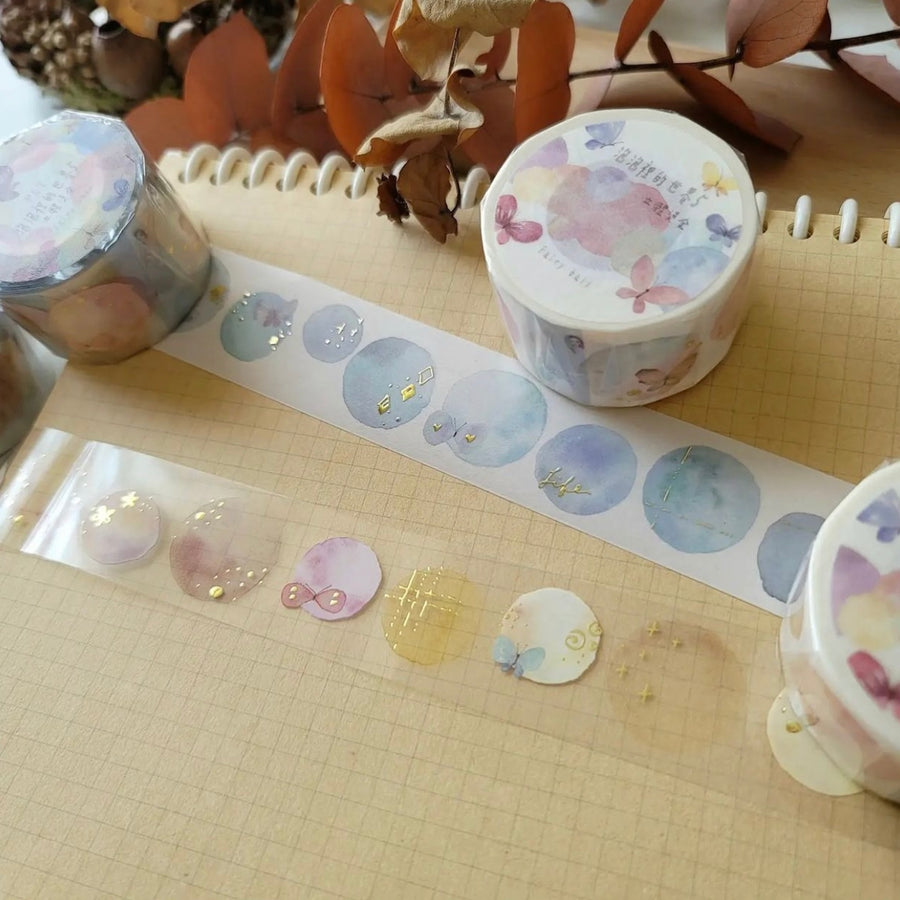 Fairy-Pill bubble world 5 washi & pet tape