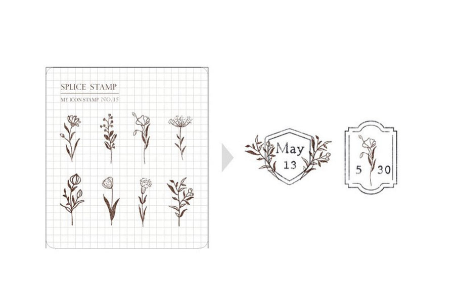 MU Clear Splice Stamp Set - Botanical lV