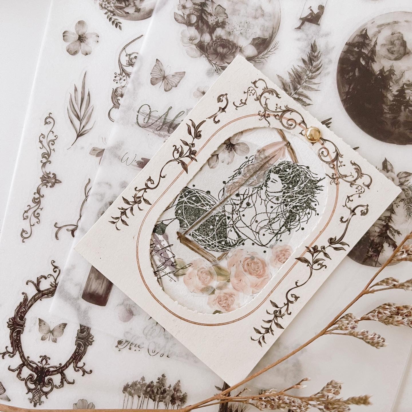 Journal Pages Midnight print on sticker – journalpages