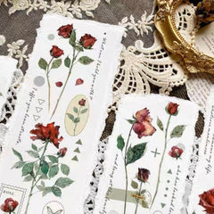 Baicangjia studio rose garden pet tape & washi tape