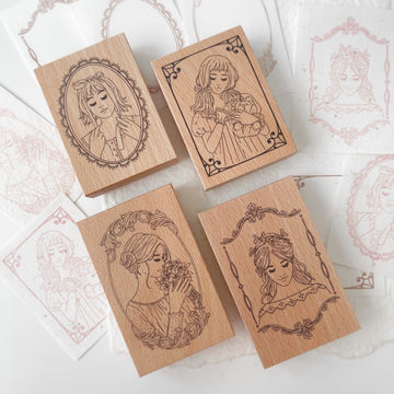 Journal Pages x Windry Ramadhina trinkets girls rubber stamp