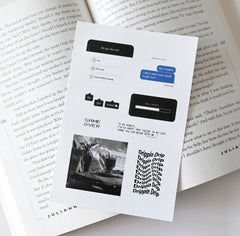 Our text  sticker sheet 03