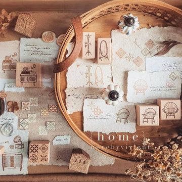 Nove Rubber Stamp Collection - Home