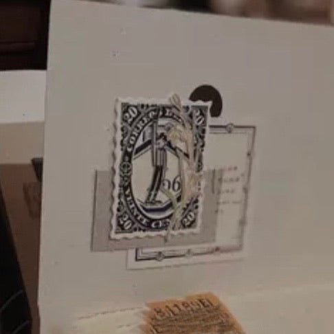 Geniusloci letterpress stamp by original Heidelberg