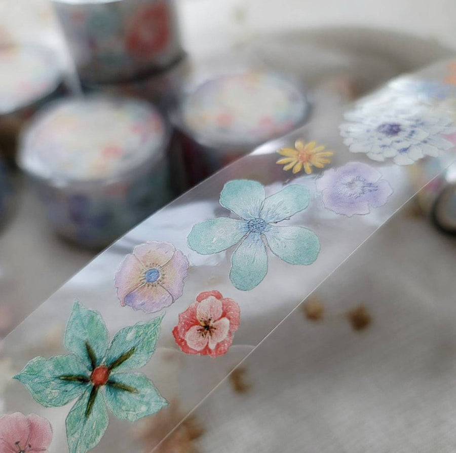 Fairy-Pill floral roll limited edition crystal pet tape