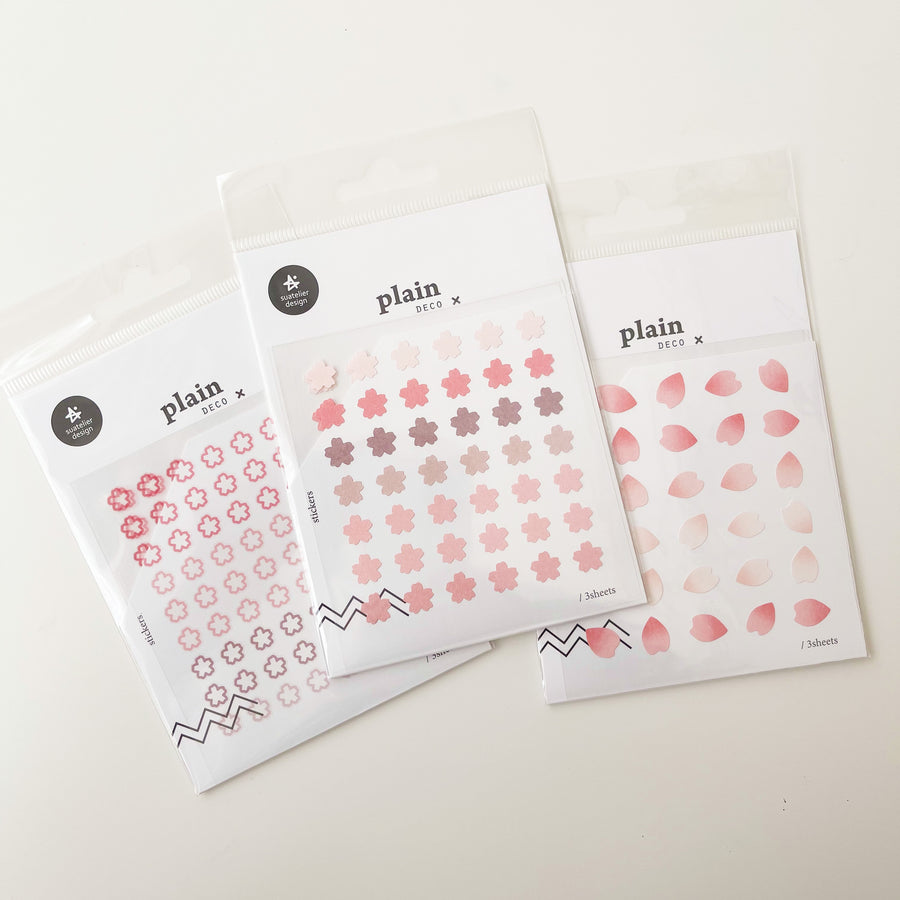 Suatelier plain sticker - sakura series
