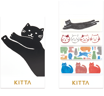Kitta Basic washi tape - Cat