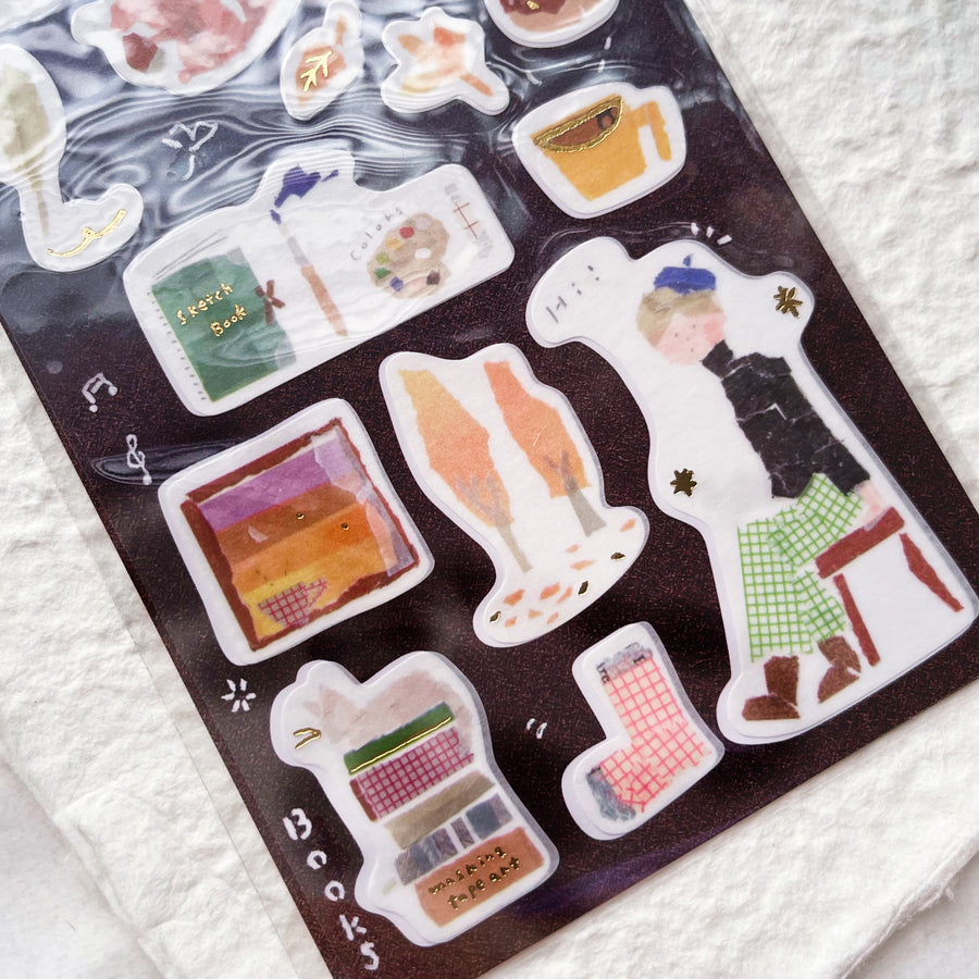 Miki Tamura autumn sticker