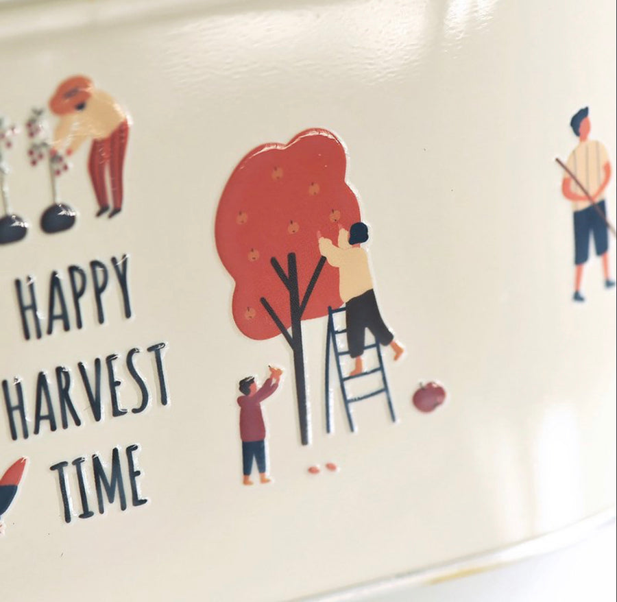 MU Crystal Rub-on sticker 014 - Happy Harvest Time