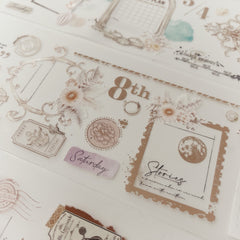 Journal Pages ancienne cadre pet tape
