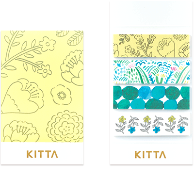 Kitta Basic washi tape - Plants – journalpages