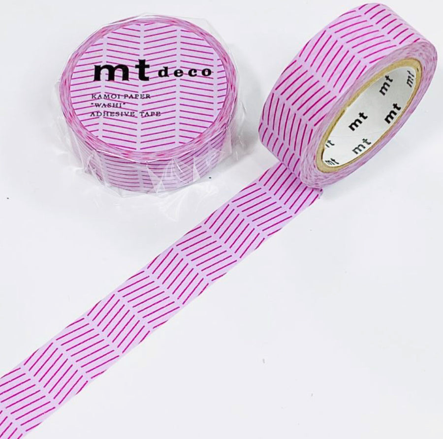 MT Diagonal Purple Washi Masking Tape