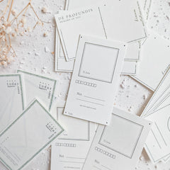 Baicangjia studio floral notepaper
