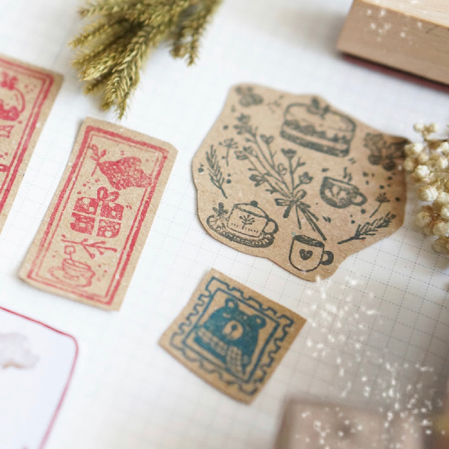 Black Milk Project Christmas series Rubber Stamp - Little things set