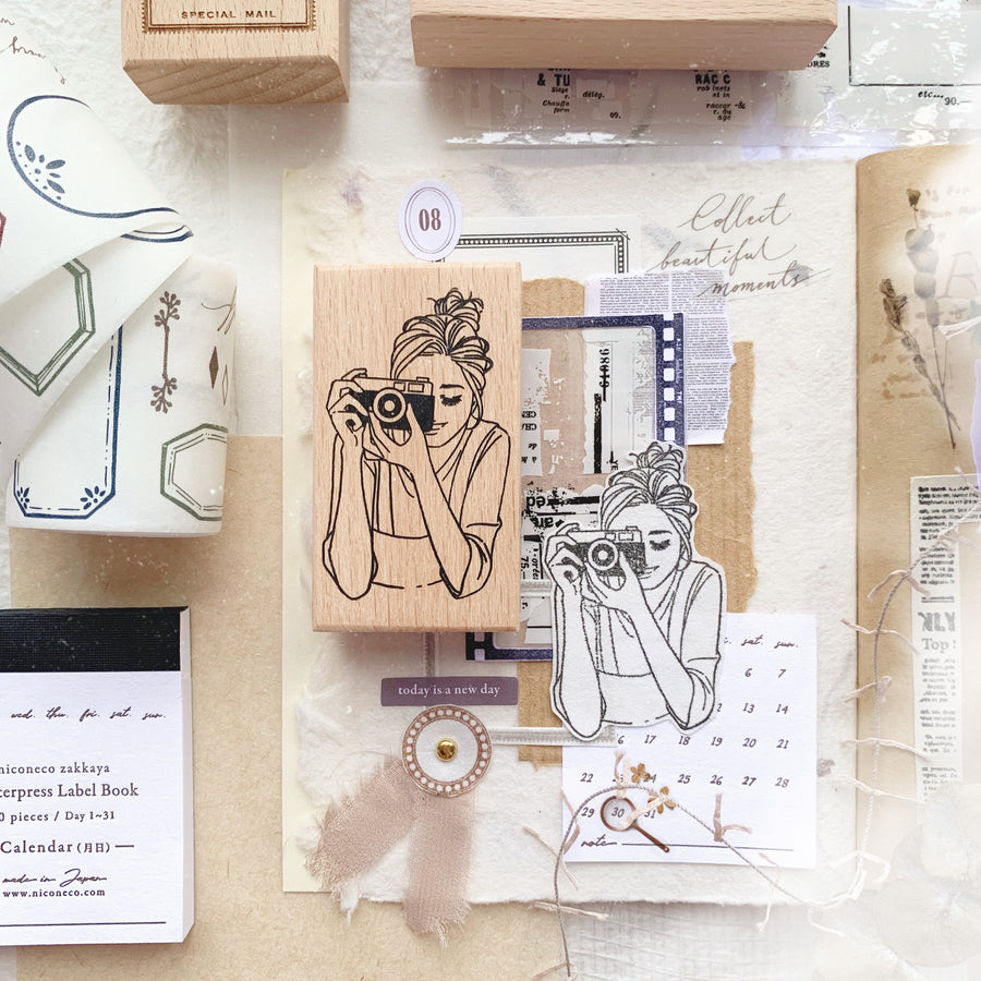 Journal Pages x Windry Ramadhina Everyday girls rubber stamp