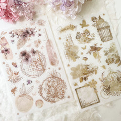 Journal Pages "phantom" print on sticker