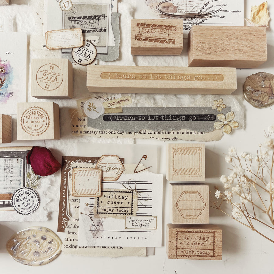 Nyret - The postcard seise rubber stamps – journalpages