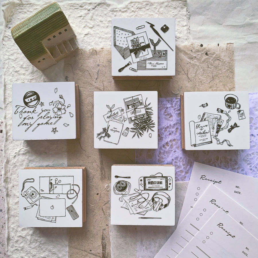 B.Book Beautiful life Rubber Stamps – journalpages
