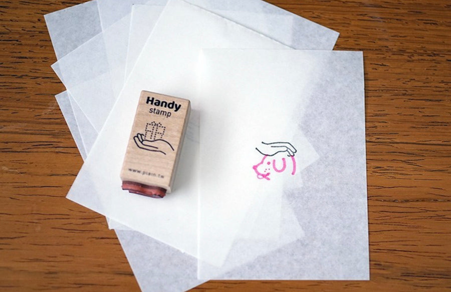 Plain Stationery Handy Rubber Stamp