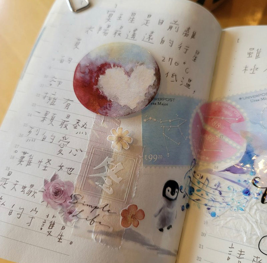 Fairy-Pill solar system pet Tape