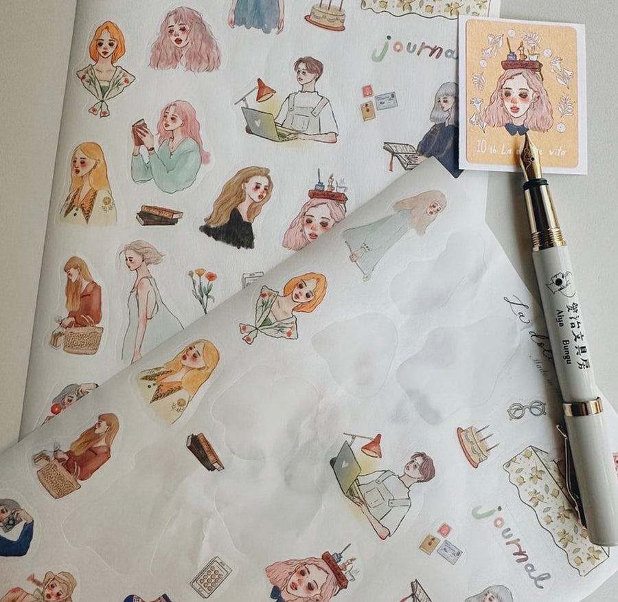 LDV beautiful existence and paper sticker