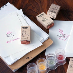 Plain Stationery Handy Rubber Stamp