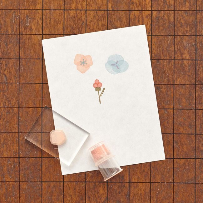 Mizushima JIZAI Clear Stamp - Flower