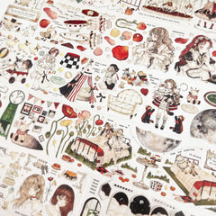 Reco studio Twins crystal washi /pet tape