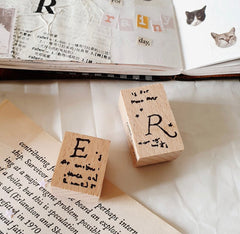 Yeoncharm "E & R" Rubber Stamp