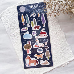 Miki Tamura forest sticker
