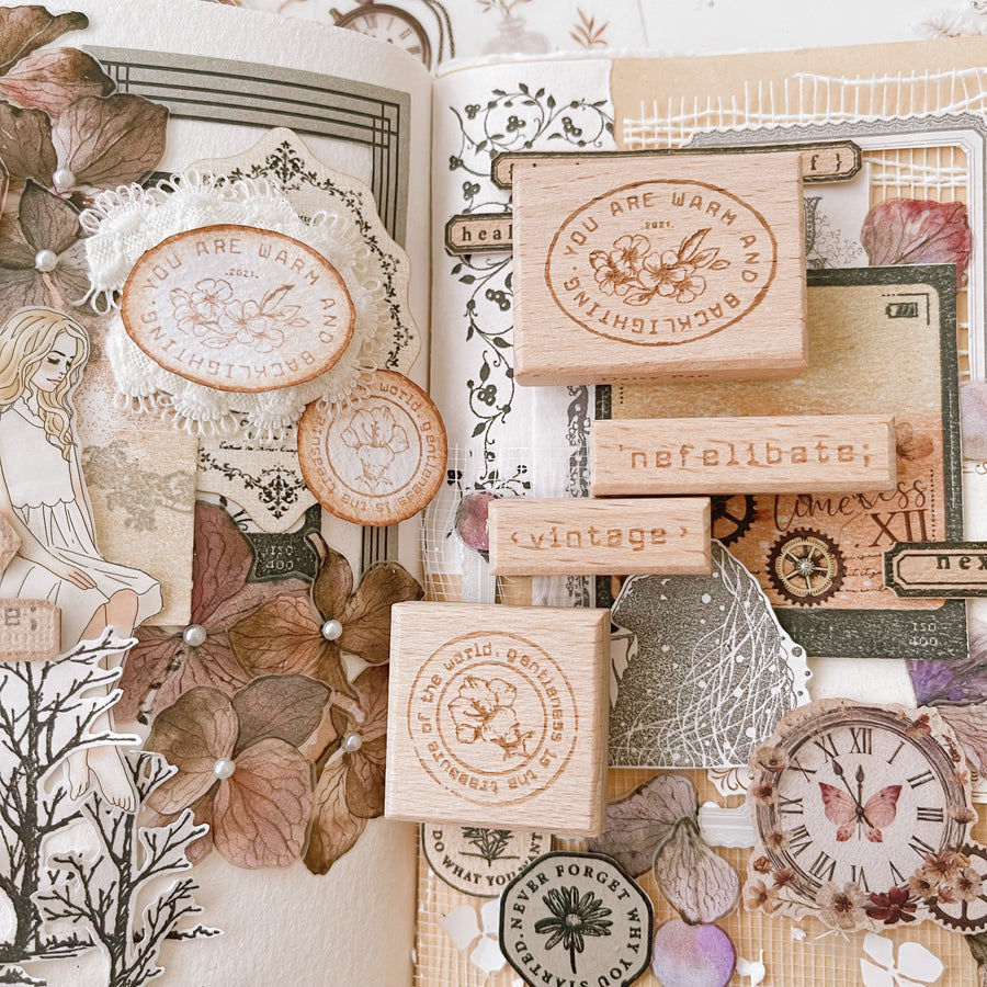 Retro Flower - Daisy Rubber Stamp — Modern Maker Stamps