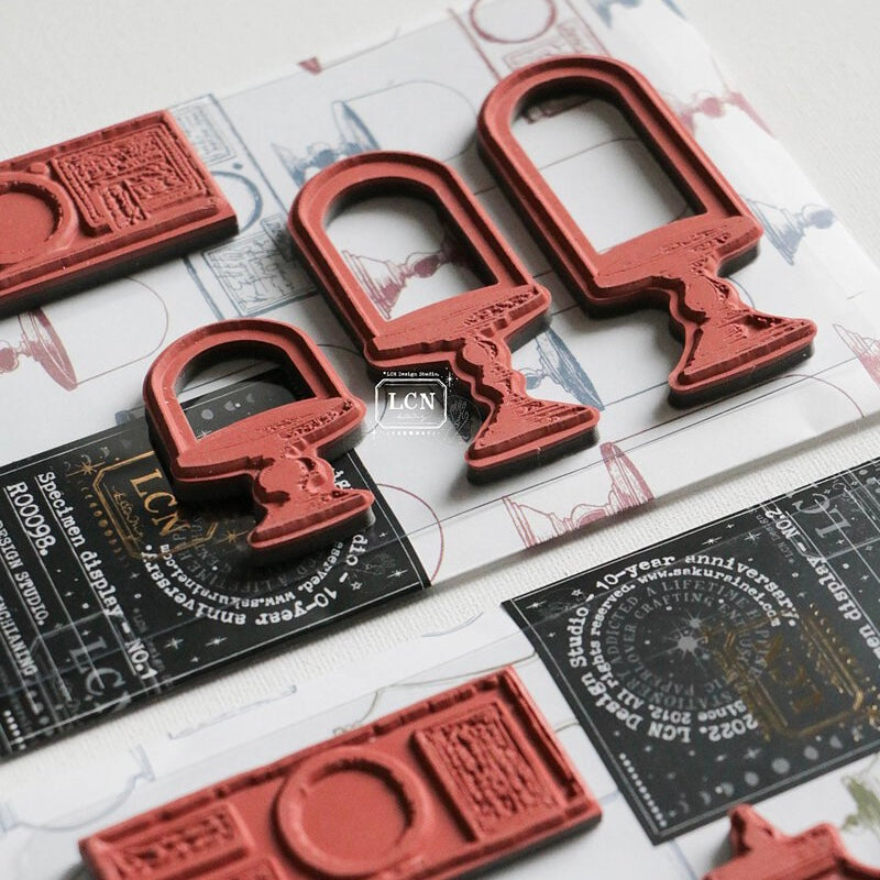 LCN Mounted rubber stamps - Specimen display