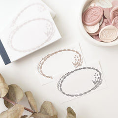 Journal Pages ” be your better self  “ letterpress notepad - oval