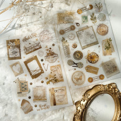 Journal Pages torn page print on sticker