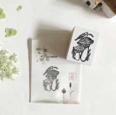 niconeco x Ryoko Ishii Collabration Rubber Stamp - Kinoko