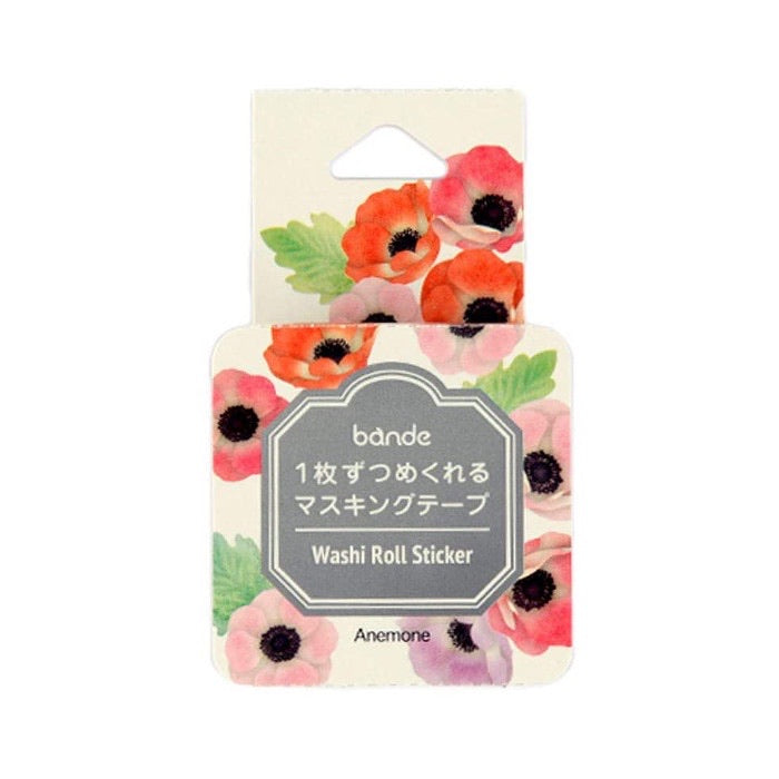 Bande Anemone washi roll sticker (BDA398)