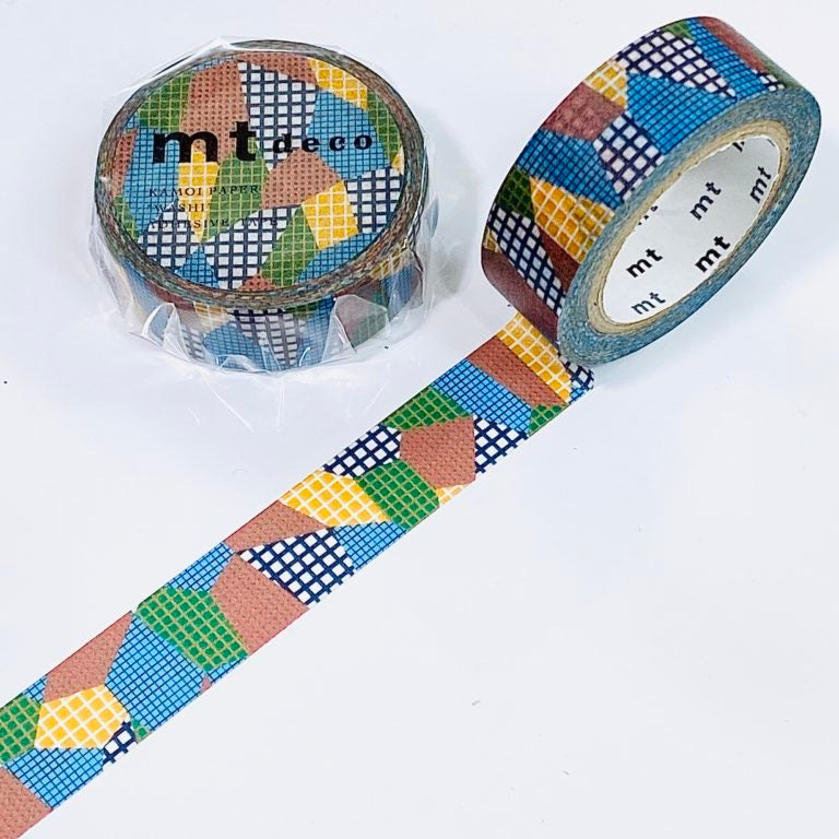 MT Deco Washi Tape Separate Check Dull Tone – journalpages