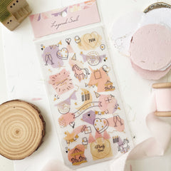 Kamio Japan layered seal - happy day