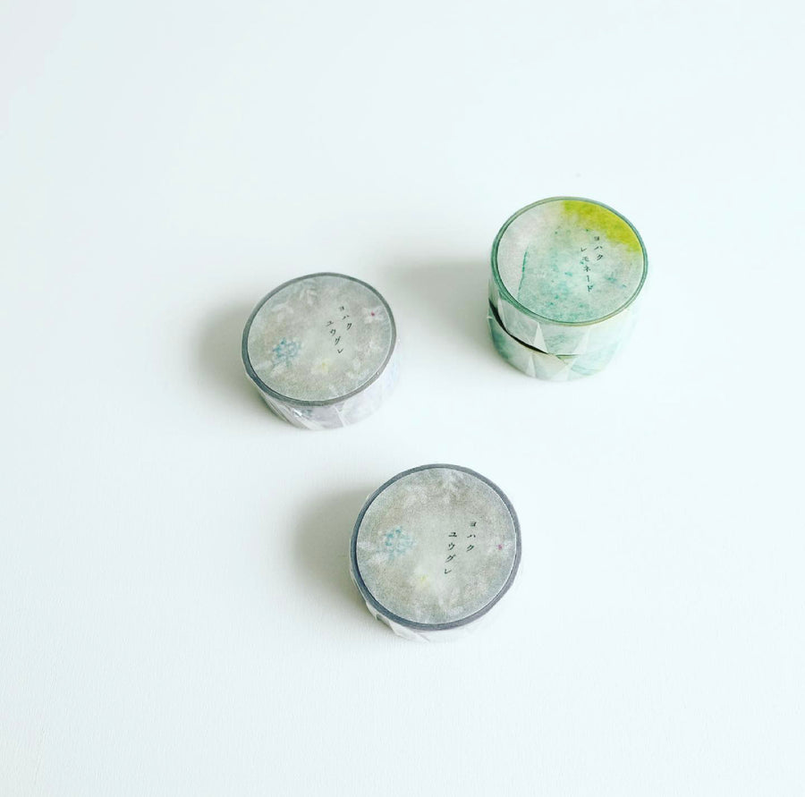 YOHAKUヨハク Collage Washi Tape - 085 & 086  lemonade & Yugure