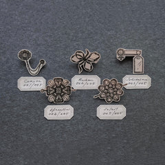Jieyanow Atelier "The jewel Collection" Rubber Stamps