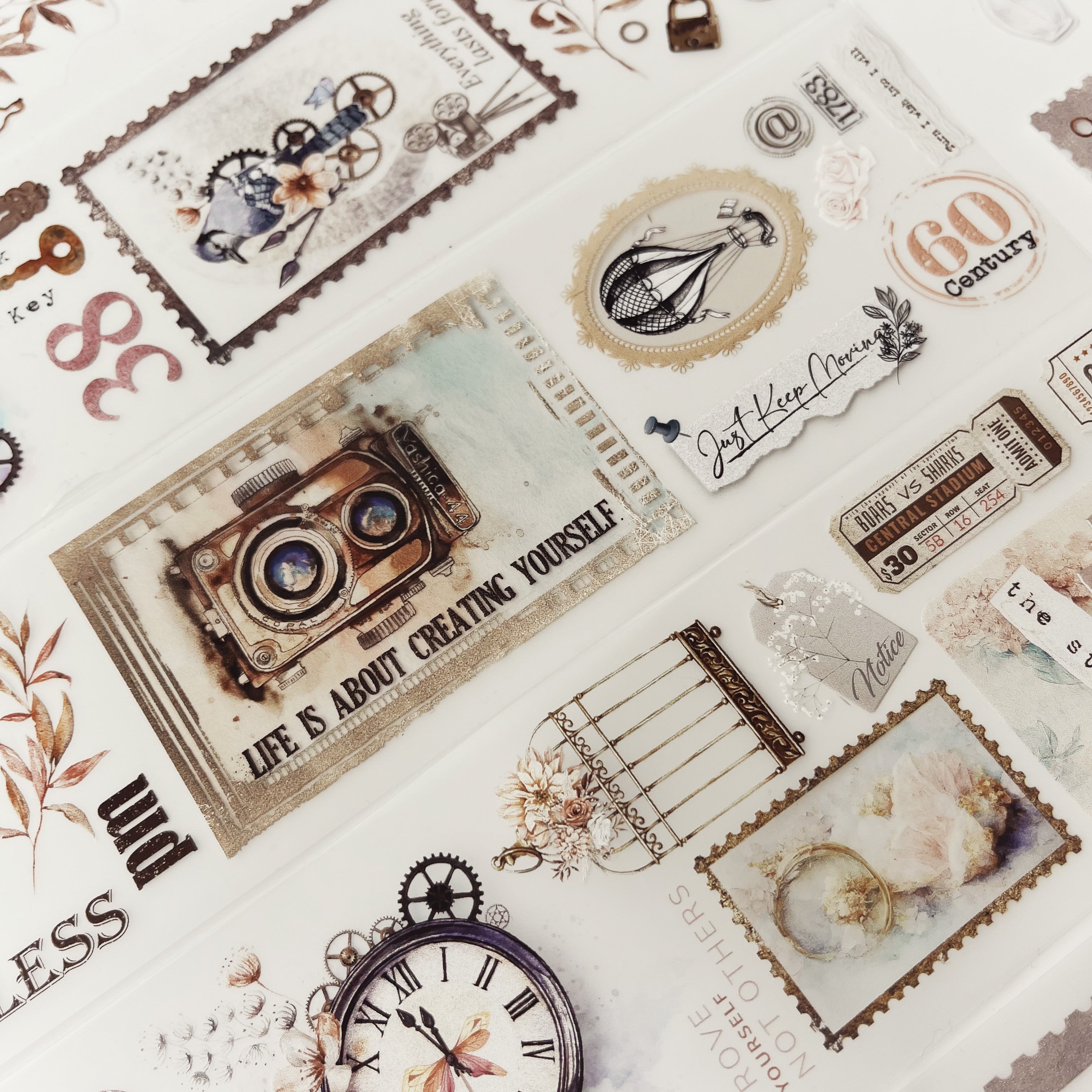 Ⓜ︎☆海外マステ☆ Journal Pages さん Eternal （PET）