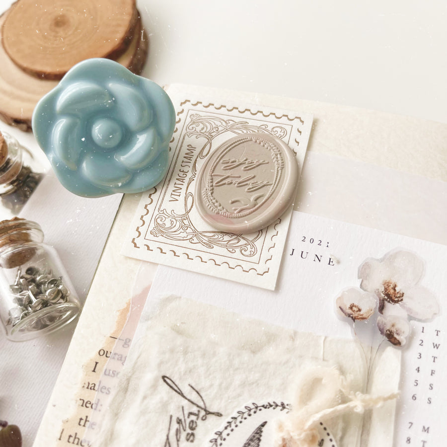 Si Island postal post wax seal stamps – journalpages