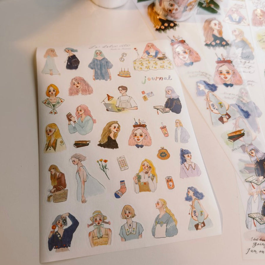 LDV beautiful existence and paper sticker