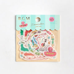 BGM Flake SEAL "decoration - stationery "