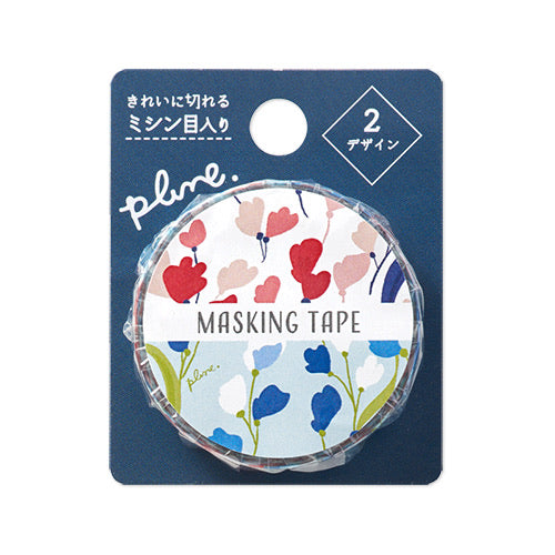Maruai Plune washi tape - Pink Flora