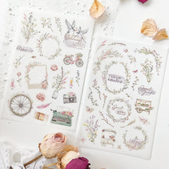 ♡海外シール♡  Journal Pages  さん  Windows 即日出荷 60枚 海外ステッカー メモ帳シール 色別 ミニ